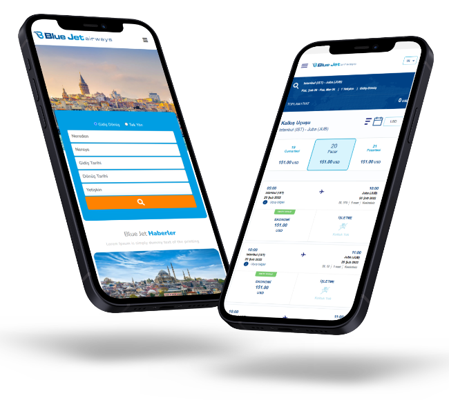 Blue Jet Air Mobile App